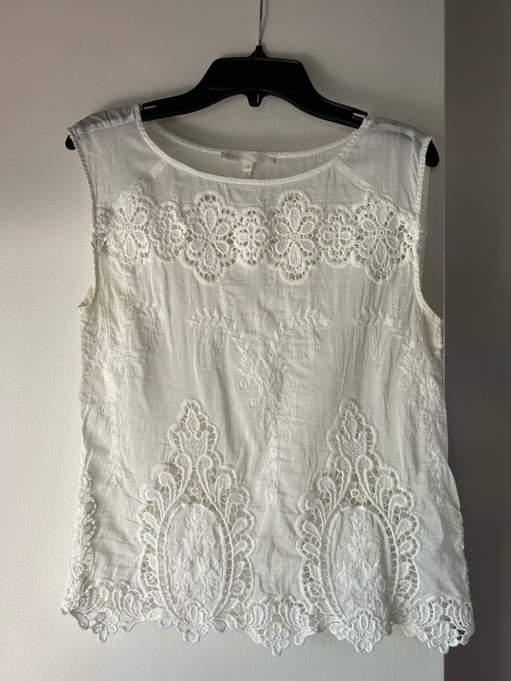 Maje cutout tank